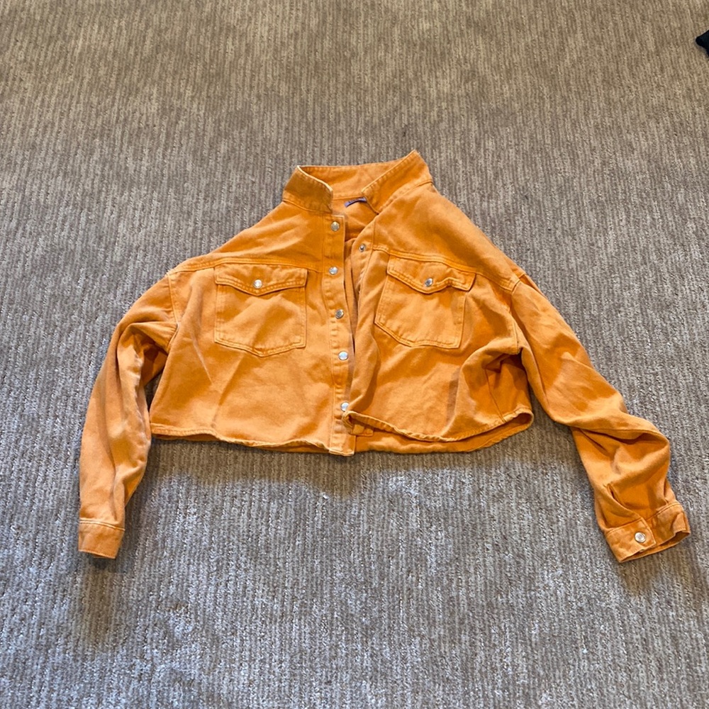 Signature 8 Orange denim jacket